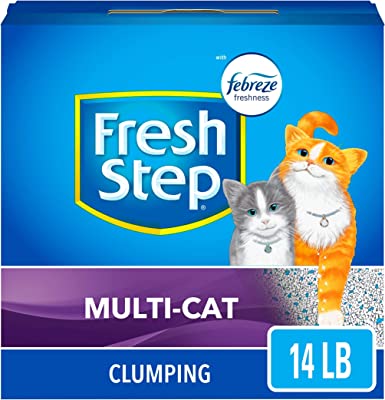 Fresh Step con frescura Febreze, aglutinante arena para gatos